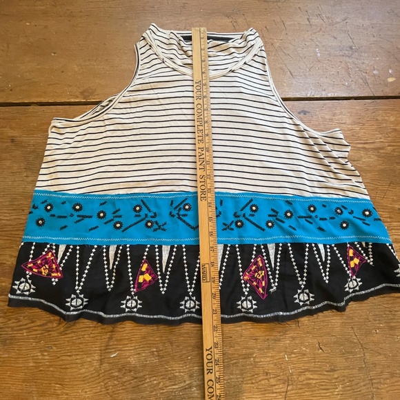 Free People We The Free North South Mock Neck Tank - Picture 11 of 14